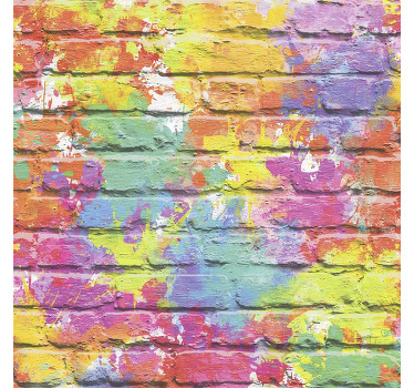 Rullgardin tonåringar paint splash tegel - Tenstickers