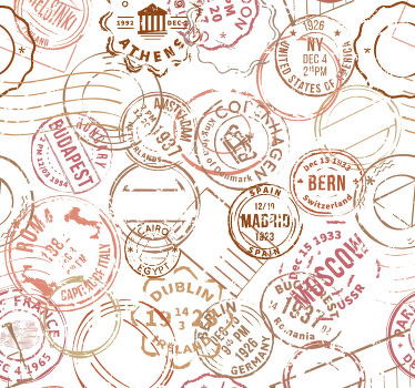 Rullgardin tonåringar retrostämplar - Tenstickers