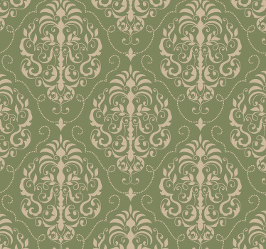 Classic blind classic floral wallpaper - TenStickers