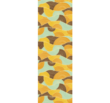 Classic blind with psychedelic hippy patterns - TenStickers