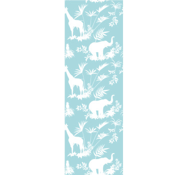Traditional roller blind jungle toile vintage pattern - TenStickers