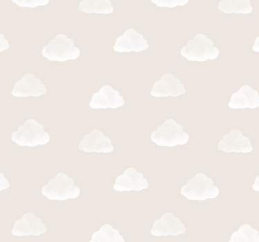 Roleta pre bábätko s béžovými obláčikmi - Tenstickers