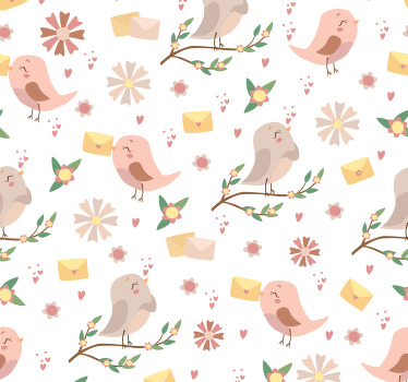 Roleta pre bábätko malé vtáčiky na konároch - Tenstickers