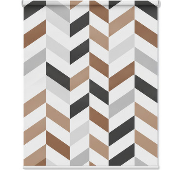 Hallway blind colorful blocks geometric - TenStickers