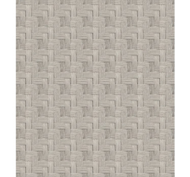 Gray handmade wicker effect hallway blind - TenStickers