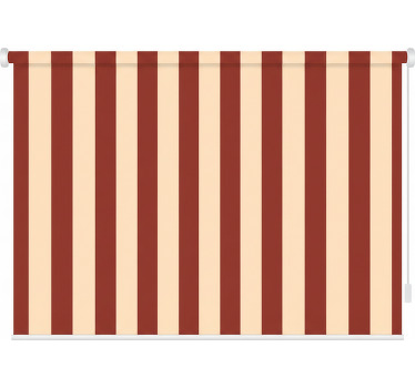 Hallway blind in red and beige tones - TenStickers