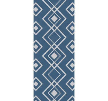 Hallway blind superfresco easy navy geometric - TenStickers