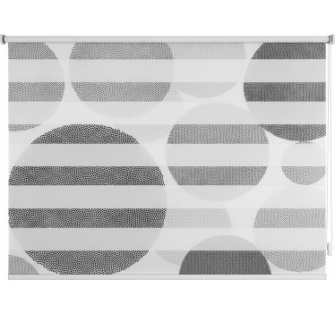 Toile fenêtre salle de bain cercle lumineux - TenStickers
