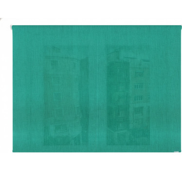 Green roller blind for building painting - TenStickers