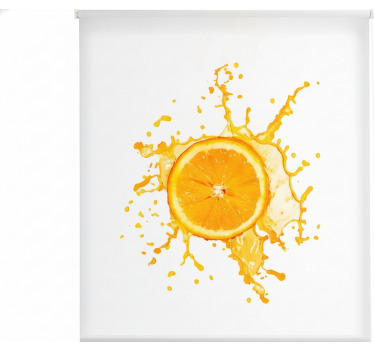 Blind kitchen width 130 orange fruit - TenStickers