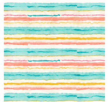 Blind kitchen width 250 stripes summer pattern - TenStickers