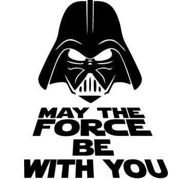 Filmová roleta vinylová toaleta vader s silou - Tenstickers