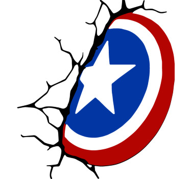 Superhero roller blind captain america's shield - TenStickers