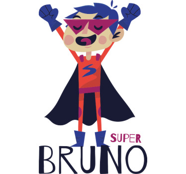 Superhero roller blind superboy customizable - TenStickers