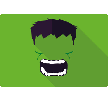 Superhero roller blind green hero - TenStickers