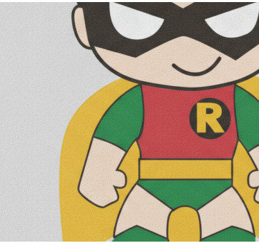 Superhero roller blind robin on board - TenStickers