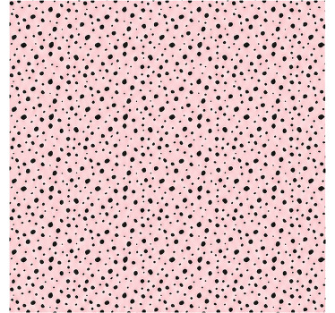 Blind pink dalmatian dots blush - TenStickers