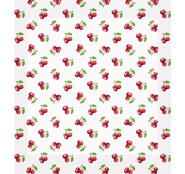 Persiana enrollable cuarto matrimonio patrón cereza 180x180 - TenVinilo