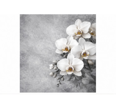 Persiana enrollable cuarto matrimonio pintura floral - TenVinilo