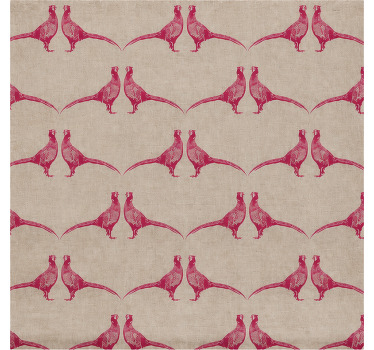 Blind pink barneby gates pheasant pattern - TenStickers