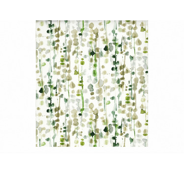 Store enrouleur vert motif feuilles alyssa clair - TenStickers