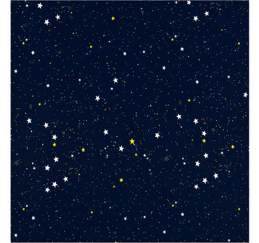 Estore de rolo azul céu estrelado - TenStickers