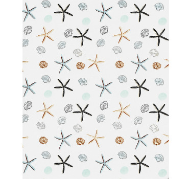 Persiana enrollable cuarto matrimonio 240 estrellas marinas - TenVinilo