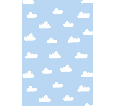 Rollo Fenster Kinderzimmer Wolkenmuster - TenStickers