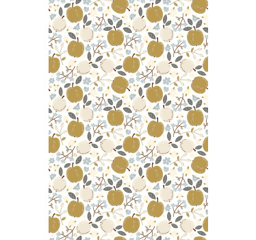 Apple Floral Print blind fruit - TenStickers