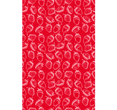 Strawberry Pattern blind fruit - TenStickers