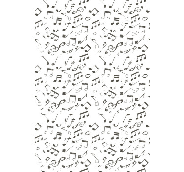 Music notes Classic blind - TenStickers