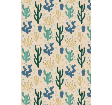 Gammal stil kaktus rullgardin - Tenstickers