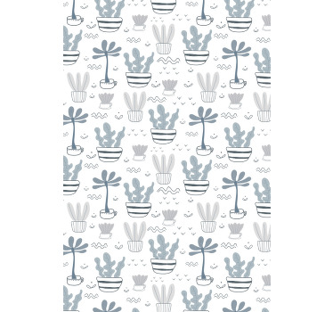 Rolo zavjese kaktus sive nijanse - TenStickers
