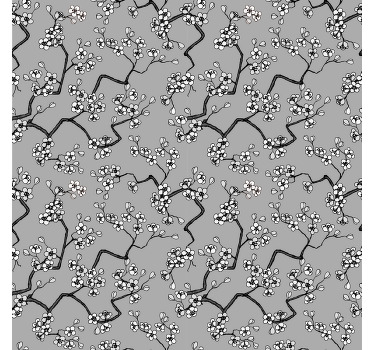 Black branches Tree blind - TenStickers