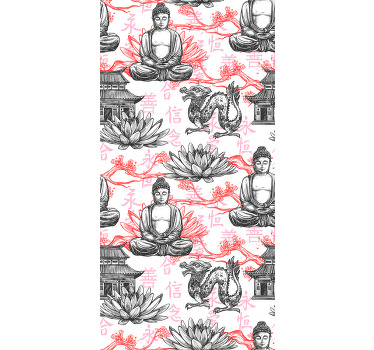 Bouddha décoratif zen store - TenStickers