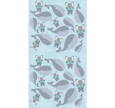 Store enrouleur chambre bébé animaux ludiques - TenStickers