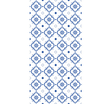 Rollo für Küche einfache blaue Fliesen - TenStickers
