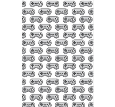 Gray Controller Pattern blind geek - TenStickers