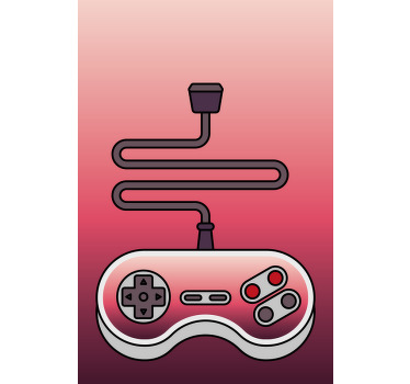 Estor enrollable gamer controlador rojo - TenVinilo