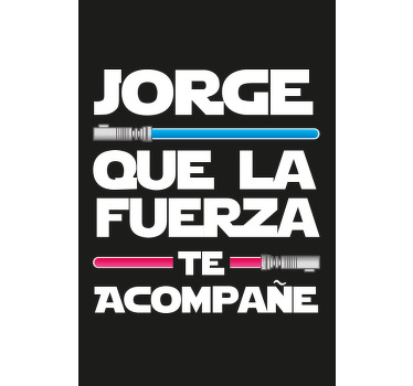Estor con nombre que la fuerza te acompañe  - TenVinilo