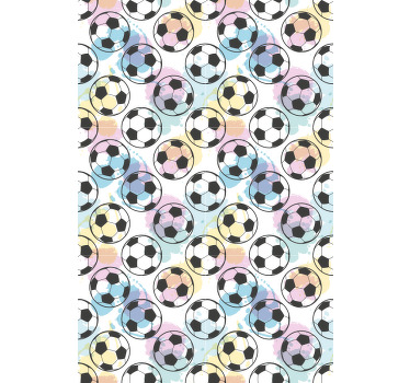 Store enrouleur football boules colorées - TenStickers