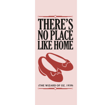 No Place Like Home Quote text blind - TenStickers