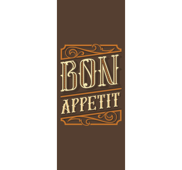 Text design for the kitchen Kitchen blind - TenStickers