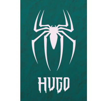 Hero of spider Geek personalised roller blind - TenStickers