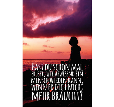 Rollo mit Sprüchen Leute, die nicht brauchen - TenStickers