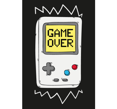 Retro console Geek roller blind - TenStickers