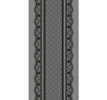 Rollo Fenster Elegant spitzenmusterdetail - TenStickers