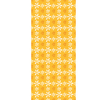 Rollo Fenster Blumen florales sonnenscheinmuster - TenStickers