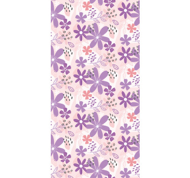 Store enrouleur papillon cascade florale de papillons - TenStickers