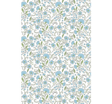 Rollo Fenster Blumen und Pflanzen blumenrankenmuster - TenStickers